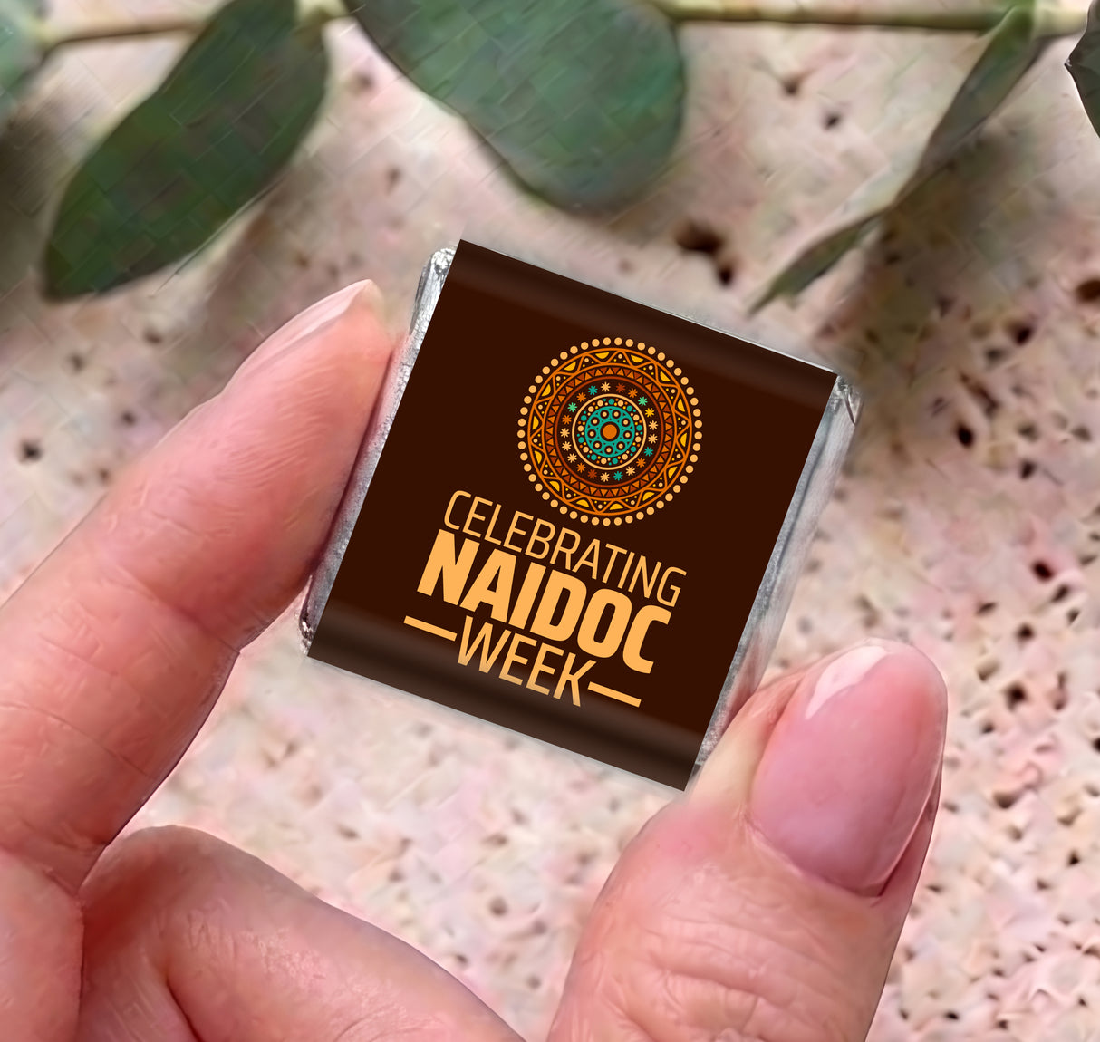 Naidoc Design 2 Personalised Mini Chocolates