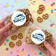 Moustache Fathers Day Personalised Pretzel Bag