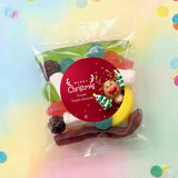 Happy Reindeer Personalised Party Mix Lolly Bag