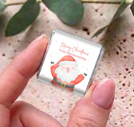 Happy Santa Personalised Mini Chocolates