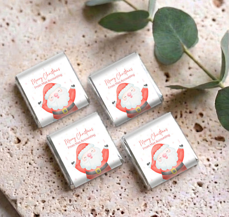 Happy Santa Personalised Mini Chocolates