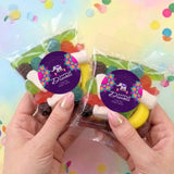 Diwali Purple Elephant Personalised Party Mix Lolly Bag