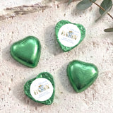 Little Peanut Baby Shower Personalised Foil Covered Chocolate Hearts