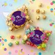 Diwali Purple Elephant Personalised Popcorn Bag