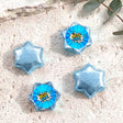 Best Dad Ever Fathers Day Blue Comic Personalised Foil Covered Chocolate Stars