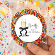 Champagne 90th Birthday Personalised Giant Freckles