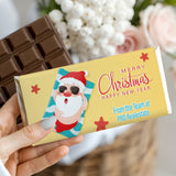 Sunbaking Santa Chocolate Bar