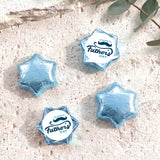 Moustache Fathers Day Personalised Foil Covered Chocolate Stars
