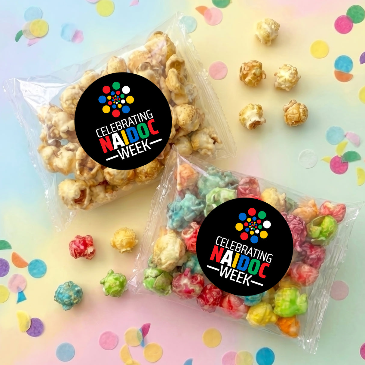 Naidoc Design 1 Personalised Popcorn Bag
