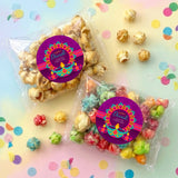 Vibrant Purple Diwali Personalised Popcorn Bag