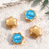 Best Dad By Par Golf Fathers Day Personalised Foil Covered Chocolate Stars
