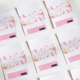 Pink Pastel Butterflies First Birthday Chocolate Wrapper DIY