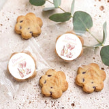 Pink Champagne 100th Birthday Personalised Bite Size Choc Chip Cookies