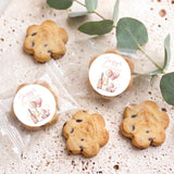 Pink Champagne 21st Birthday Personalised Bite Size Choc Chip Cookies