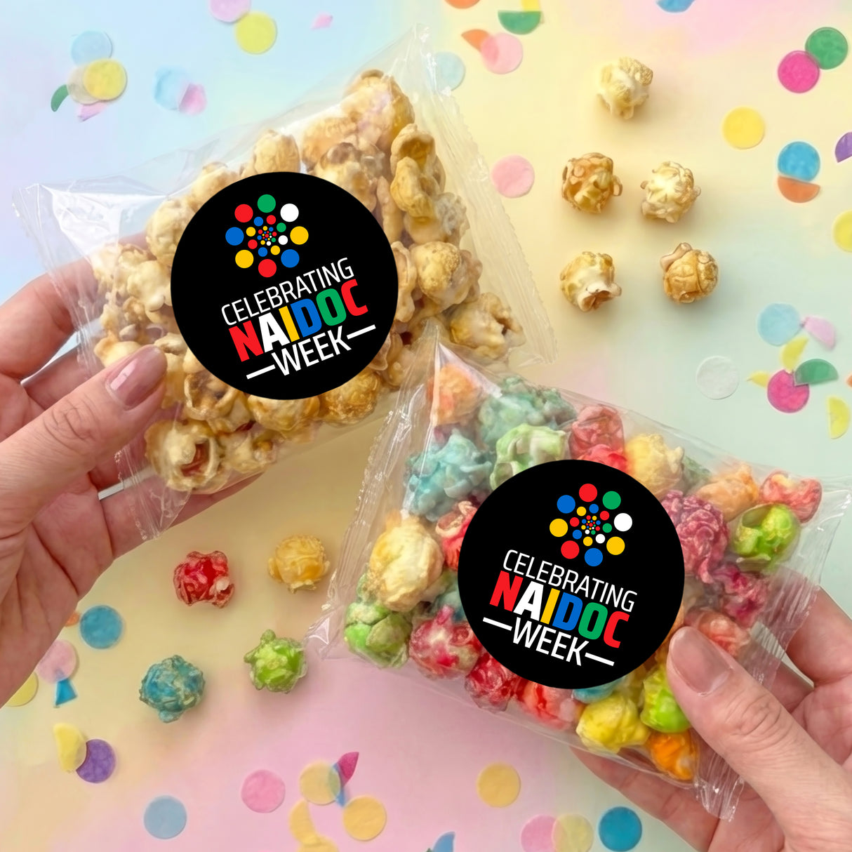 Naidoc Design 1 Personalised Popcorn Bag