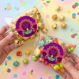 Vibrant Purple Diwali Personalised Popcorn Bag