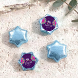 Diwali Purple Elephant Personalised Foil Covered Chocolate Stars