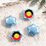 Naidoc Aboriginal Flag Personalised Foil Covered Chocolate Stars