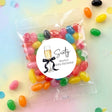 Champagne 60th Birthday Personalised Jelly Bean Bags