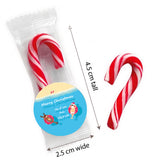 Donut Santa Personalised Mini Candy Canes