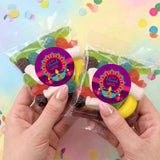 Vibrant Purple Diwali Personalised Party Mix Lolly Bag