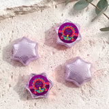Vibrant Purple Diwali Personalised Foil Covered Chocolate Stars