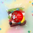 Waving Santa Personalised Party Mix Lolly Bag