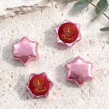 Diwali Red Candle Personalised Foil Covered Chocolate Stars