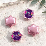 Diwali Purple Elephant Personalised Foil Covered Chocolate Stars