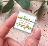 Watercolour Christmas Personalised Mini Chocolates
