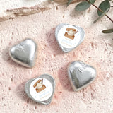 Little Dumpling Blue Personalised Foil Covered Chocolate Hearts