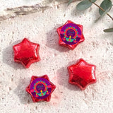 Vibrant Purple Diwali Personalised Foil Covered Chocolate Stars