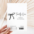 Black Bow 21st Birthday Chocolate Wrapper DIY