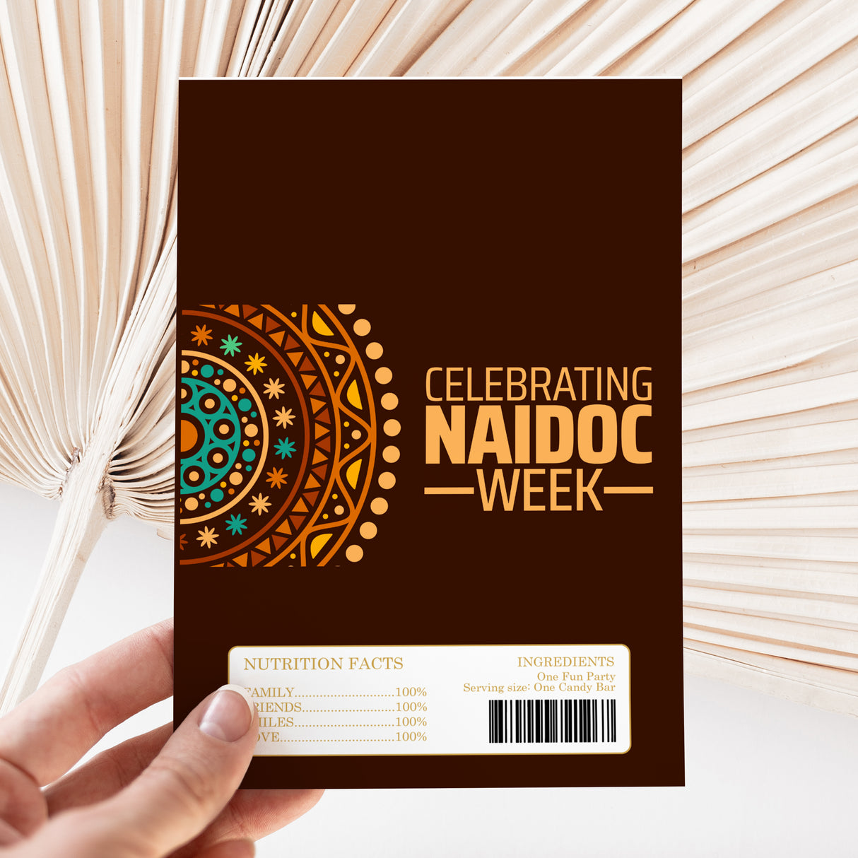Naidoc Week Chocolate Wrapper 2 DIY