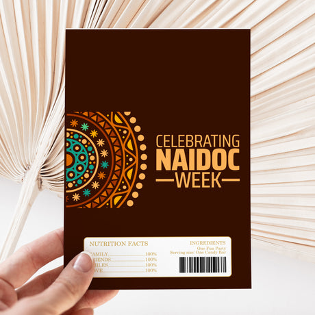 Naidoc Week Chocolate Wrapper 2 DIY