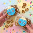 Donut Santa Personalised Pretzel Bag