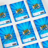 Best Dad Ever Blue Comic Chocolate Wrapper DIY Multi Pack
