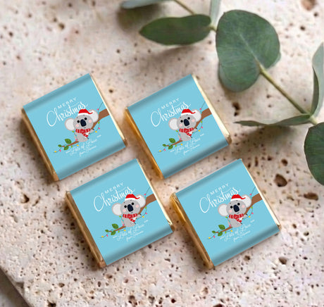 Favour Perfect Christmas Koala Personalised Mini Chocolates