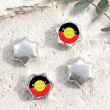 Naidoc Aboriginal Flag Personalised Foil Covered Chocolate Stars