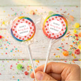 Berry First Birthday Personalised Lollipops