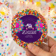 Diwali Purple Elephant Personalised Giant Freckles