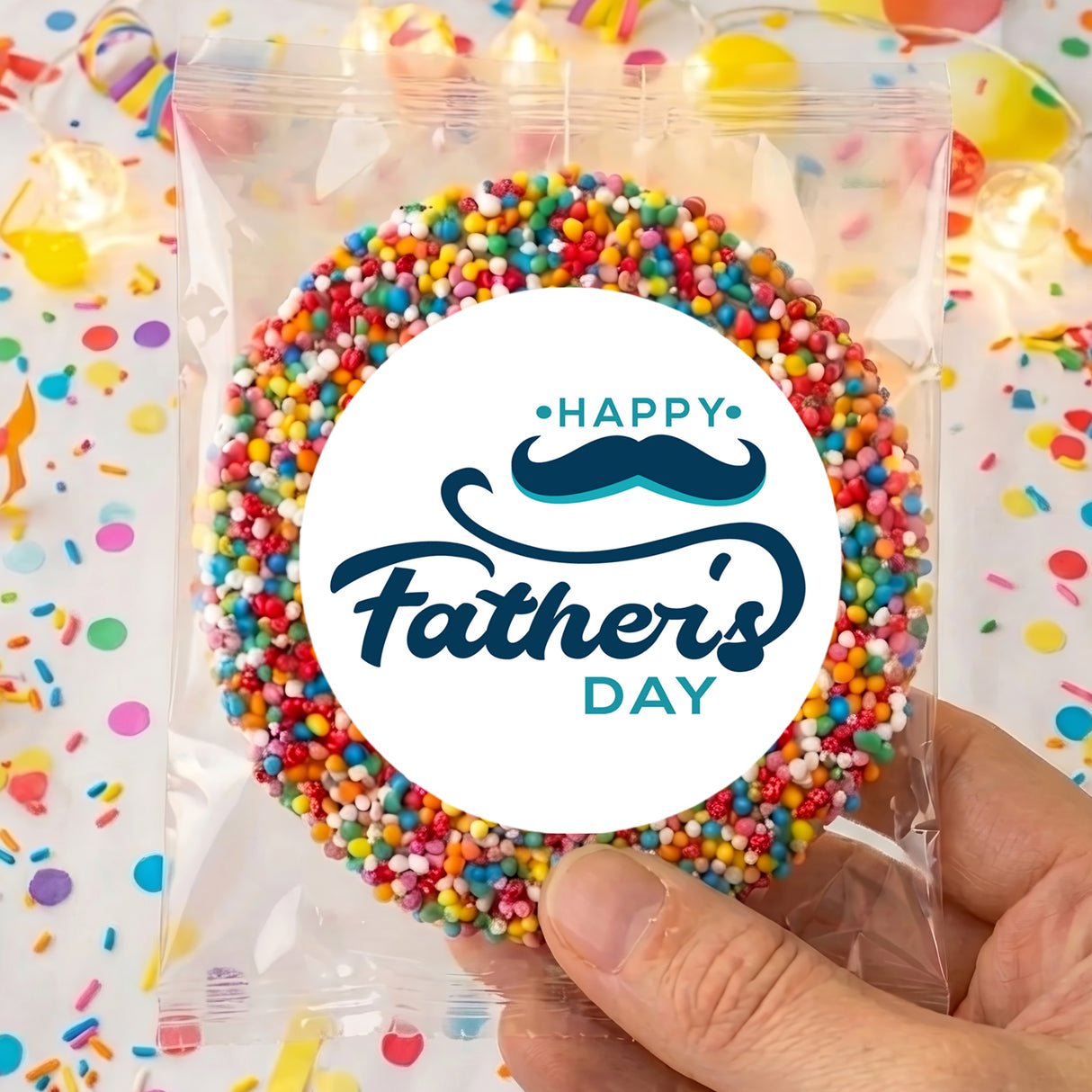 Moustache Fathers Day Personalised Giant Freckles