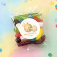 Christmas Gold Balls Personalised Party Mix Lolly Bag