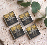 Christmas Gold Black Personalised Mini Chocolates
