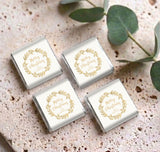 Christmas Gold Pine Personalised Mini Chocolates