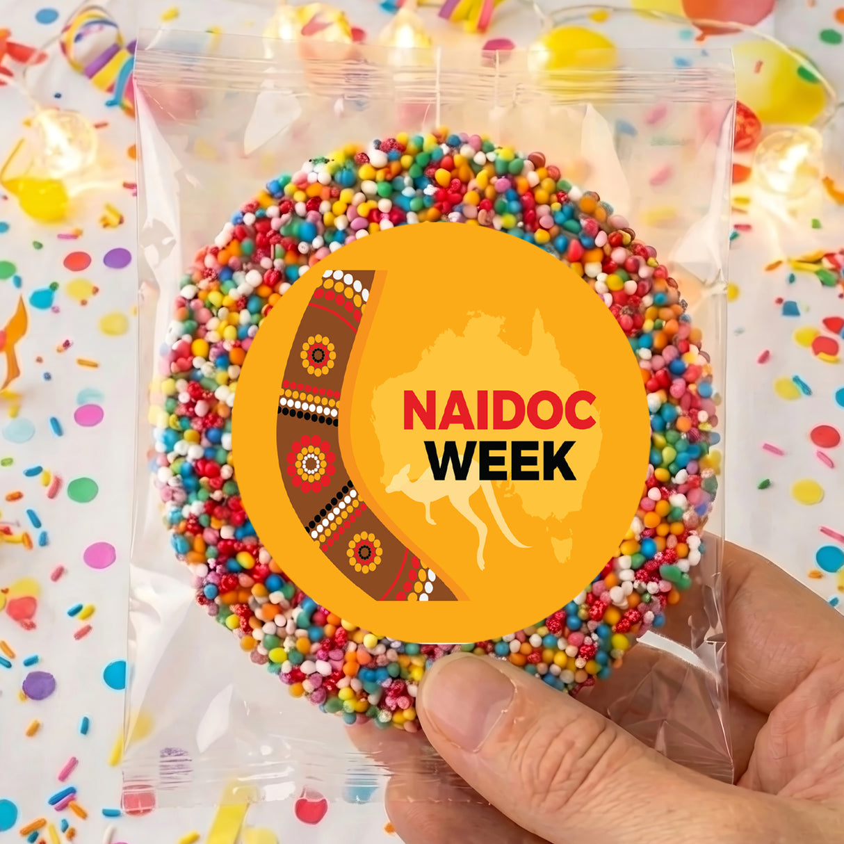 Naidoc Boomerang Personalised Giant Freckles