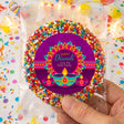 Vibrant Purple Diwali Personalised Giant Freckles