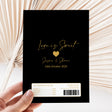 Love Is Sweet Gold Black Chocolate Bar Wrappers DIY