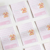 Pink Bunny First Birthday Chocolate Wrapper DIY Mockup