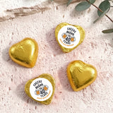 Cheers Beers 40th Birthday Personalised Foil Covered Chocolate Hearts